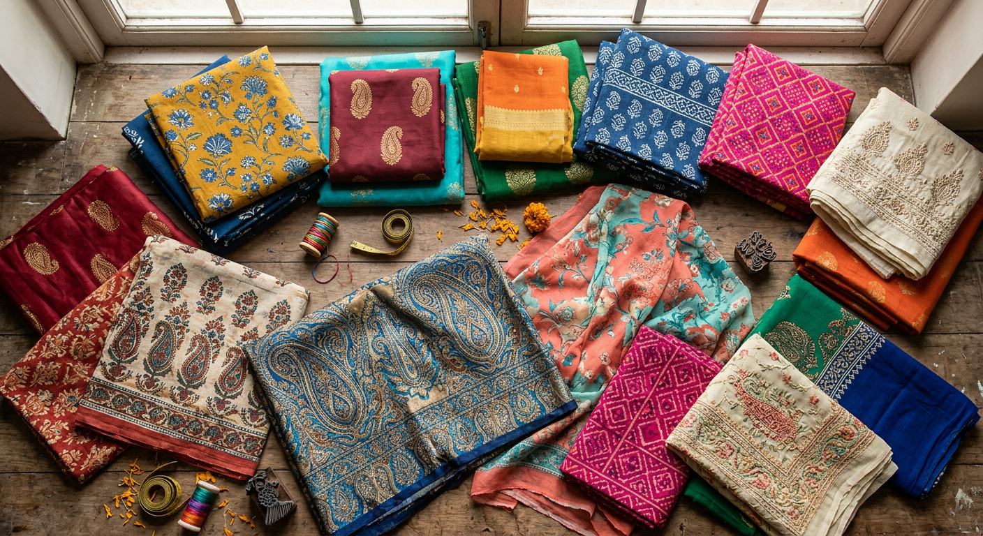 Unstitched Suit Materials by Tani
